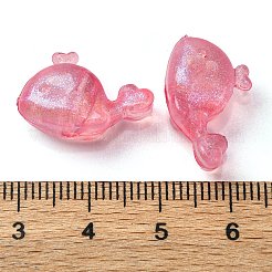 Прозрачные светящиеся акриловые бусины&nbsp;MACR-D024-37A