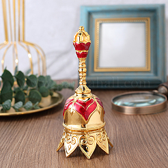 1 шт. сплав эмалированный ручной звонок-звонок украшения&nbsp;AJEW-GF0012-22