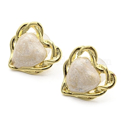 Серьги-гвоздики из смолы&nbsp;EJEW-Z018-01G