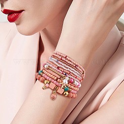 Набор браслетов из бисера в стиле бохо&nbsp;JB736A