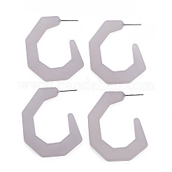 Большие серьги-гвоздики c-образной формы для девушек&nbsp;KY-Q058-081A