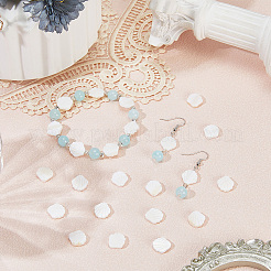 30 шт. резные бусины из натуральных пресноводных ракушек&nbsp;BSHE-SC0001-29