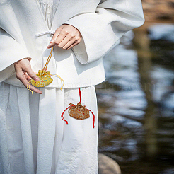 5 шт. 5-цветные тканевые мешочки для хранения цветов с вышивкой ко Дню святого Валентина&nbsp;AJEW-LP0012-27A