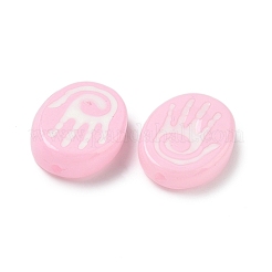 Выпечка окрашенные стеклянные бусины&nbsp;LAMP-D003-06I