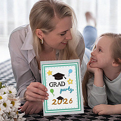 Выпускной тема трафареты для резки углеродистой стали&nbsp;DIY-WH0309-1762