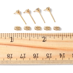 16 шт. латунные серьги-гвоздики&nbsp;KK-FS0001-57