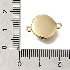 Подвески-коннекторы из натурального сердолика (окрашенного и нагретого) с плоскими круглыми звеньями&nbsp;KK-K388-04G