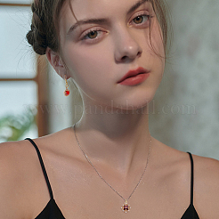 12 шт. подвески из латуни с микропаве&nbsp;KK-GA0001-08-RS