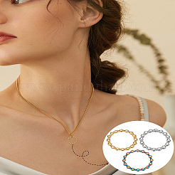 24 шт. 3-х цветные латунные спаянные закрытые соединительные кольца&nbsp;KK-LP0004-36