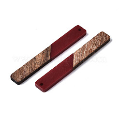 Большие подвески из смолы и ореха&nbsp;X-RESI-S358-39J