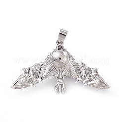 Натуральные золотистые обсидианные подвески&nbsp;KK-A173-11P