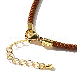 Изготовление ожерелья из нейлонового миланского шнура&nbsp;MAK-M028-01G-15