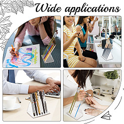 Подставка для акриловых карандашей и кистей для макияжа&nbsp;AJEW-WH0314-18-WH