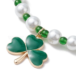 Браслеты из стеклянных жемчужин и бусин&nbsp;BJEW-JB11217