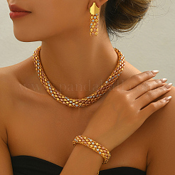 Роскошные железные полые геометрические браслеты&nbsp;FK6767-2