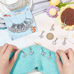 Подвесные маркеры петель с буквами a~z&nbsp;HJEW-AB00329