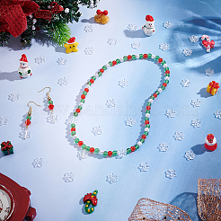 600 шт. Прозрачные акриловые бусины&nbsp;MACR-UN0001-09