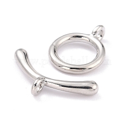 Покрытие стойки латунные застежки-тумблеры&nbsp;X-KK-B036-09P