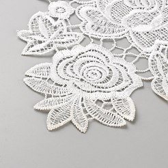 Кружевной воротник с цветочной вышивкой&nbsp;FIND-WH0148-304B