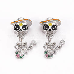 Эмали сплава болтающийся Европейский бисером&nbsp;PALLOY-N157-010-RS