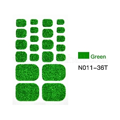 Однотонные блестящие накладки для ногтей на ногах с полным покрытием&nbsp;MRMJ-N011-36T