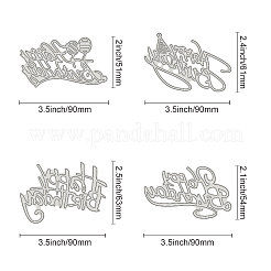 Углеродистая сталь разрезает трафареты&nbsp;DIY-DM0001-53