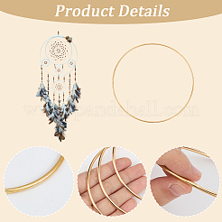 10 шт. железное кольцо для самодельной плетеной сети/паутины с перьями&nbsp;IFIN-SP0001-56A-KCG