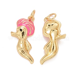 Подвески из латуни с эмалью в стойку&nbsp;KK-I689-18G