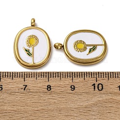 Подвески из нержавеющей стали 304 с эмалью&nbsp;STAS-P406-23G