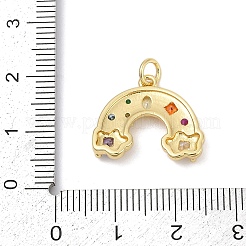 Латунные микро проложить кубического циркония подвески&nbsp;KK-U058-40G