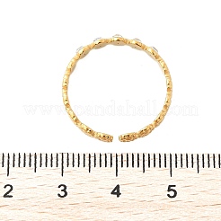 Кольца-манжеты из нержавеющей стали 304 со стразами&nbsp;LS-RJEW-M070-02G-02