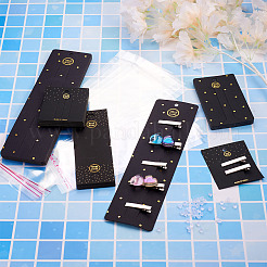 80 шт. 4 прямоугольные картонные карточки для демонстрации ювелирных изделий&nbsp;CDIS-YS0001-04