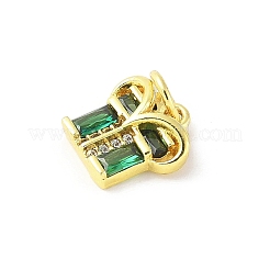 Латунные микро проложить кубического циркония подвески&nbsp;KK-Z101-02G