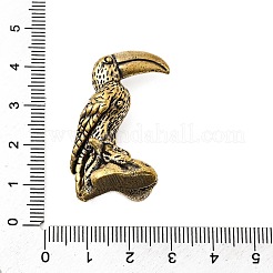 Миниатюрные фигурки попугаев из латуни для украшения рабочего стола в домашнем офисе&nbsp;KK-S335-05AB