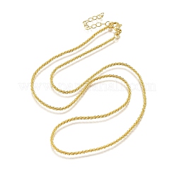 Ожерелья из латунных звеньев толщиной 2 мм&nbsp;NJEW-M108-40G