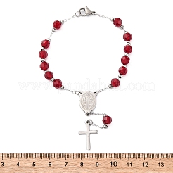 Браслеты из звеньевой цепи из нержавеющей стали 304&nbsp;BJEW-A032-07P-02