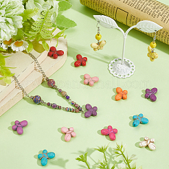 1 нить синтетических бирюзовых бусин&nbsp;TURQ-SC0001-34