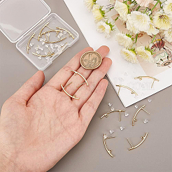 16 шт. латунные серьги-гвоздики&nbsp;KK-BC0008-35