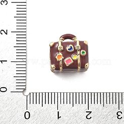 Стойки покрытие латунь эмаль бисер&nbsp;KK-Q017-19G