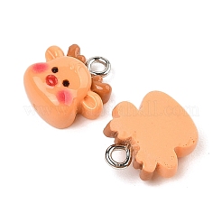 Подвески из непрозрачной смолы на рождественскую тематику&nbsp;RESI-S08-02P