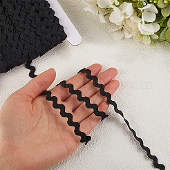 Лента из полиэстера с волнистой бахромой длиной 50 ярд.&nbsp;SRIB-GF0001-42B