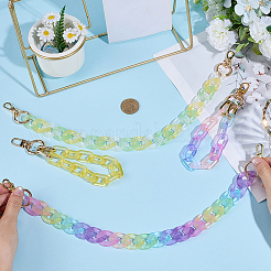 4 шт. 4-х цветные цепочные ремни для сумок&nbsp;AJEW-BM0001-10A