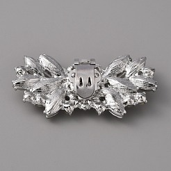 Украшения для обуви из сплава со стразами&nbsp;AJEW-WH0020-58P