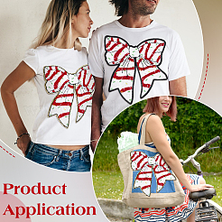 2 шт. 2-х цветная полиэфирная нить на заплатках&nbsp;PATC-BC0001-28