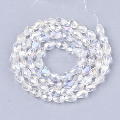 Стеклянные бусины с гальваническим покрытием &nbsp;EGLA-T013-05M