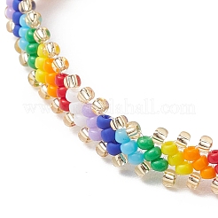 Браслет из стеклянных семян&nbsp;BJEW-MZ00058