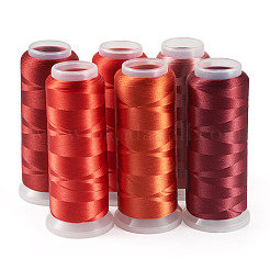 6 рулон велюровой пряжи 6 цветов&nbsp;AJEW-TA0002-70A