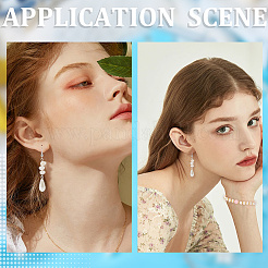 2 нить бусин из натурального культивированного пресноводного жемчуга&nbsp;PEAR-SC0001-30