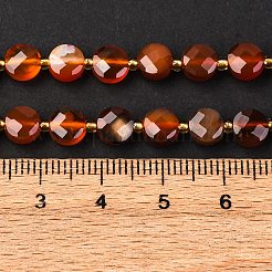 Природного сердолика нитей бисера&nbsp;G-K389-B43-01