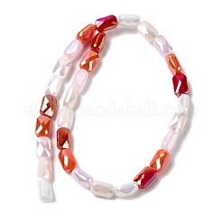 Стеклянные бусины с гальваническим покрытием &nbsp;EGLA-P065-02A-06